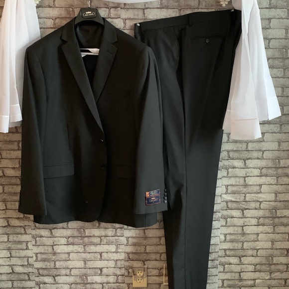 Carlo Lusso NEW men’s black suit - Picture 4 of 8